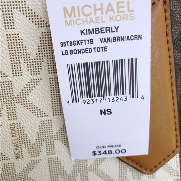 💕💕NWT Michael Kors Large Bonded Top Zip Tote - Picture 5 of 8